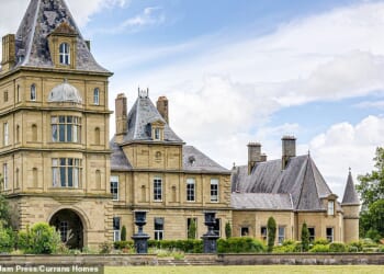 The Grade II listed beautiful stately home was designed by architect Benjamin Ferrey in the French Gothic style