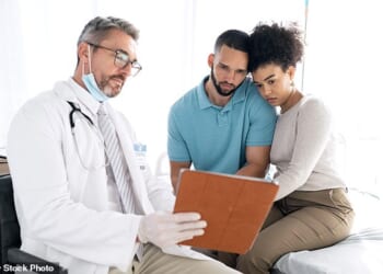 The biggest misconception men often have is that fertility is primarily a female problem (stock image)