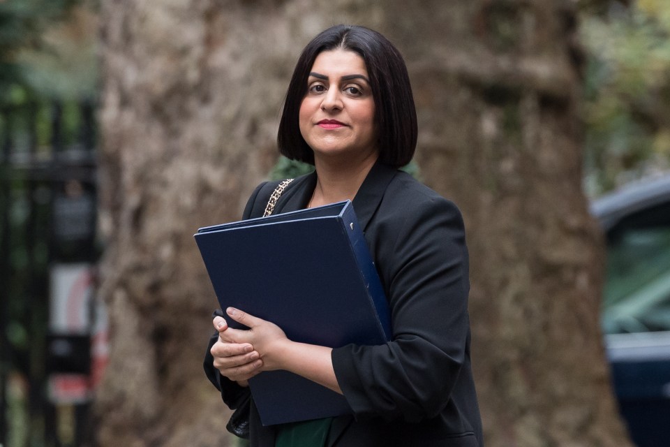 Secretary of State for the Home Department Shabana Mahmood arrives in Downing Street.