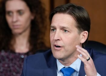 Sen. Ben Sasse questions then-U.S. Supreme Court nominee Judge Ketanji Brown Jackson on Capitol Hill on March 23, 2022.