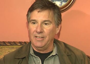 Kenneth Johnson (pictured), 63, has threatened to sue the California Department of Fish and Wildlife after they failed to remove a 550-pound bear living under his house