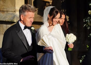 Gordon Ramsayreportedly made a brutal dig at his new son-in-law Adam Peaty's parents in the speech at his daughter Holly's wedding to the swimmer on Saturday