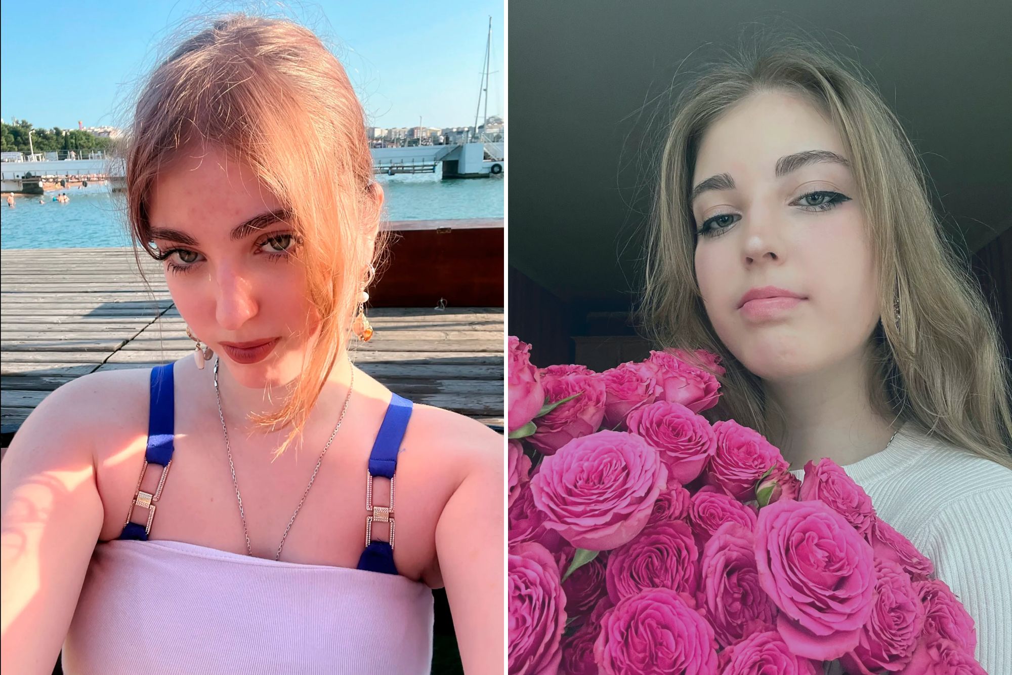 An image collage containing 2 images, Image 1 shows Afina Simeonidis, Image 2 shows Afina Simeonidis