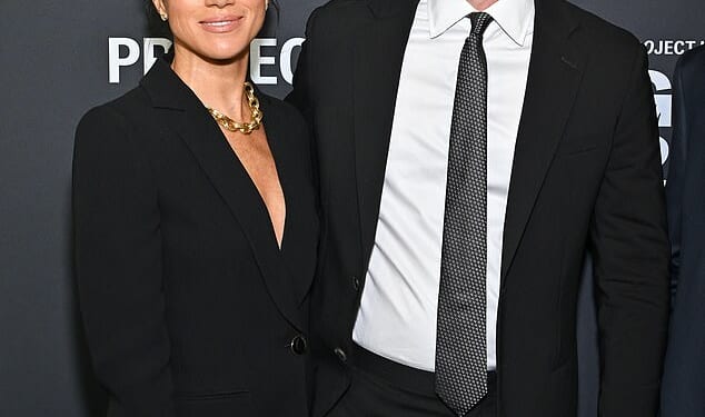 Prince Harry and Meghan Markle at the World Mental Health Day Gala in New York in October