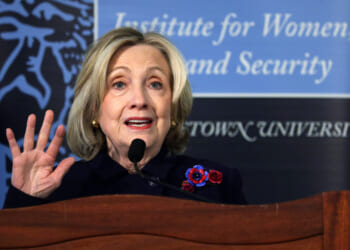 Hillary Clinton Dismisses ‘Made-Up’ Gaza Images