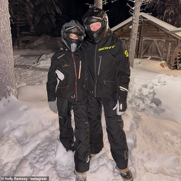 Adam, who shares his son with former partner Eiri Munro, joined his fiancée in snapping stunning shots in the show as they distanced themselves from their drama