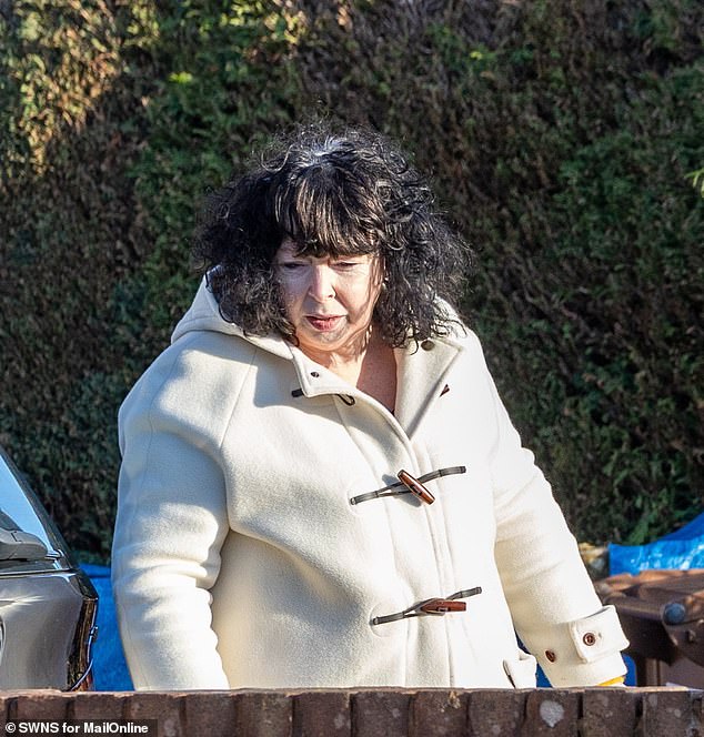 Meanwhile Adam's mother Caroline appeared heartbroken as she and her husband Mark were pictured amid the fallout with their son on Christmas Day