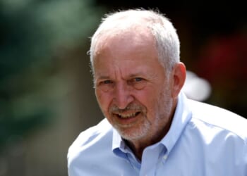 Harvard economist Larry Summers attends a conference in Sun Valley, Idaho, on July 9, 2025.