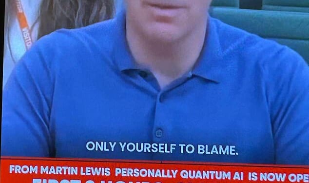 One of the fake ads of personal finance expert Martin Lewis circulating around social media