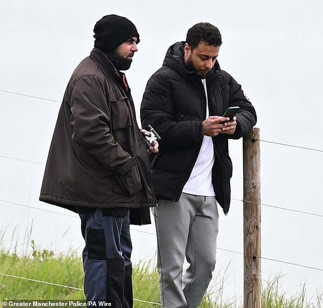 Hussein (left) and Saadaoui (right) are seen in Dover at an unknown date. The pair travelled to Dover, Kent, in March 2024 to conduct hostile reconnaissance, their trial heard