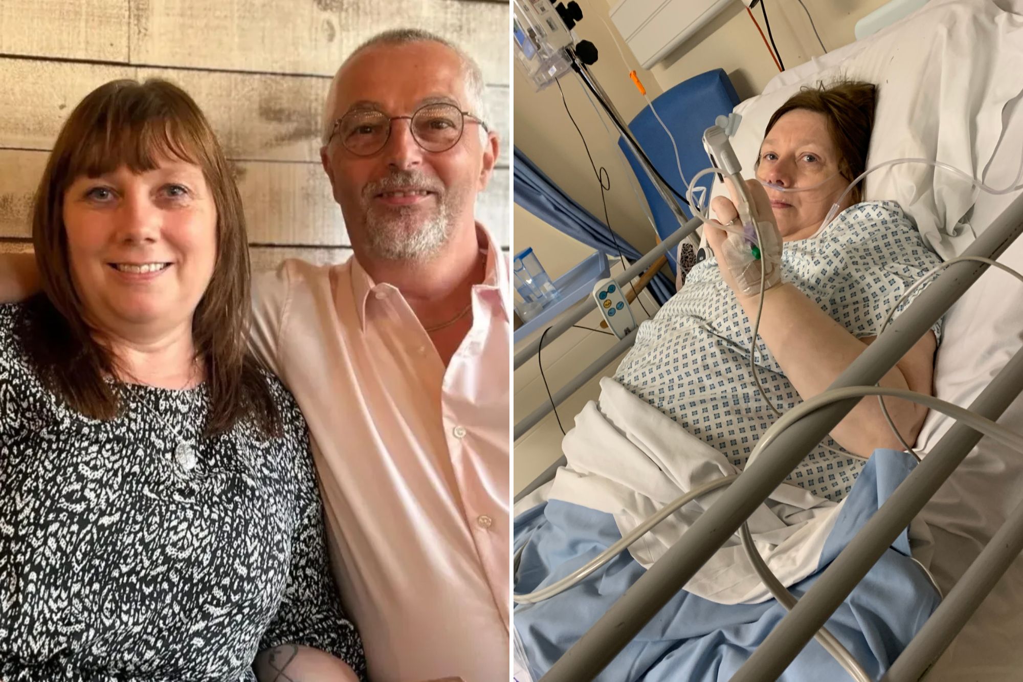 An image collage containing 2 images, Image 1 shows 'Doctors removed my vulva and bum after horror cancer ravaged my body it started with itching that left me feeling on fire', Image 2 shows 'Doctors removed my vulva and bum after horror cancer ravaged my body it started with itching that left me feeling on fire'