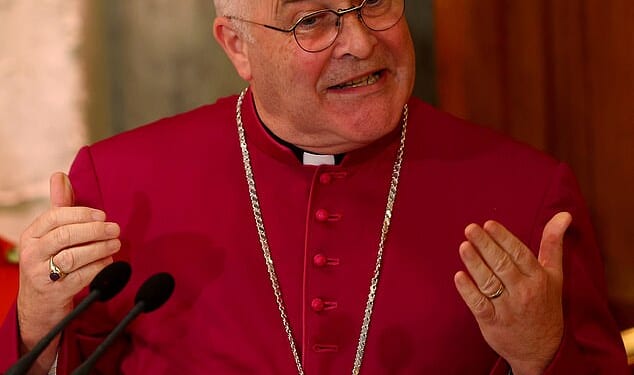 The Archbishop of York says he was 'intimidated' by Israelimilitias during a visit to the Holy Land