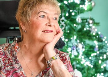 Kim Smith, from Milton Keynes, suffered a quadruple amputation and is looking forward to her first Christmas with her new hand following a transplant