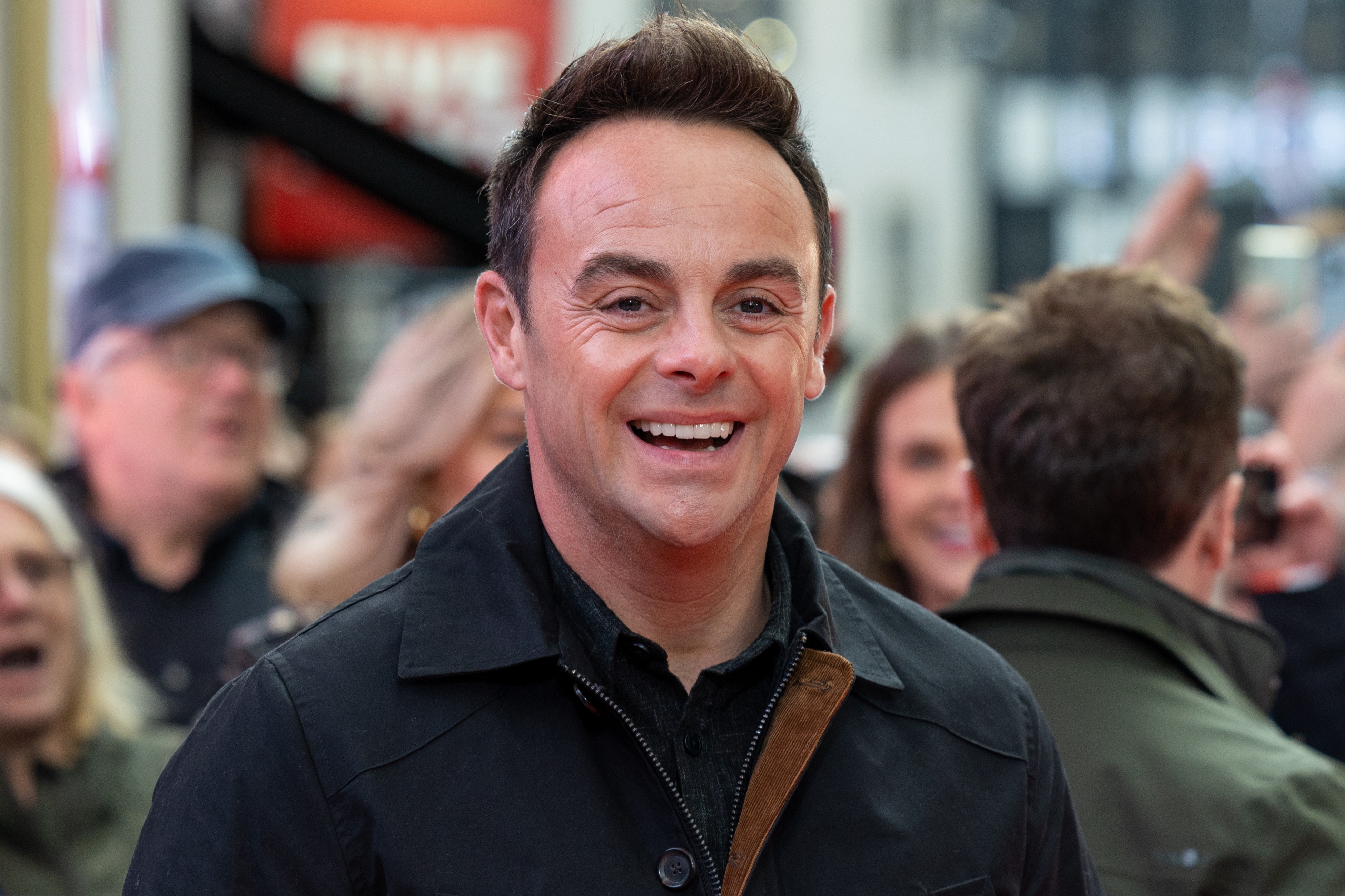Host Ant McPartlin smiling at the Britain's Got Talent 2023 Photocall.