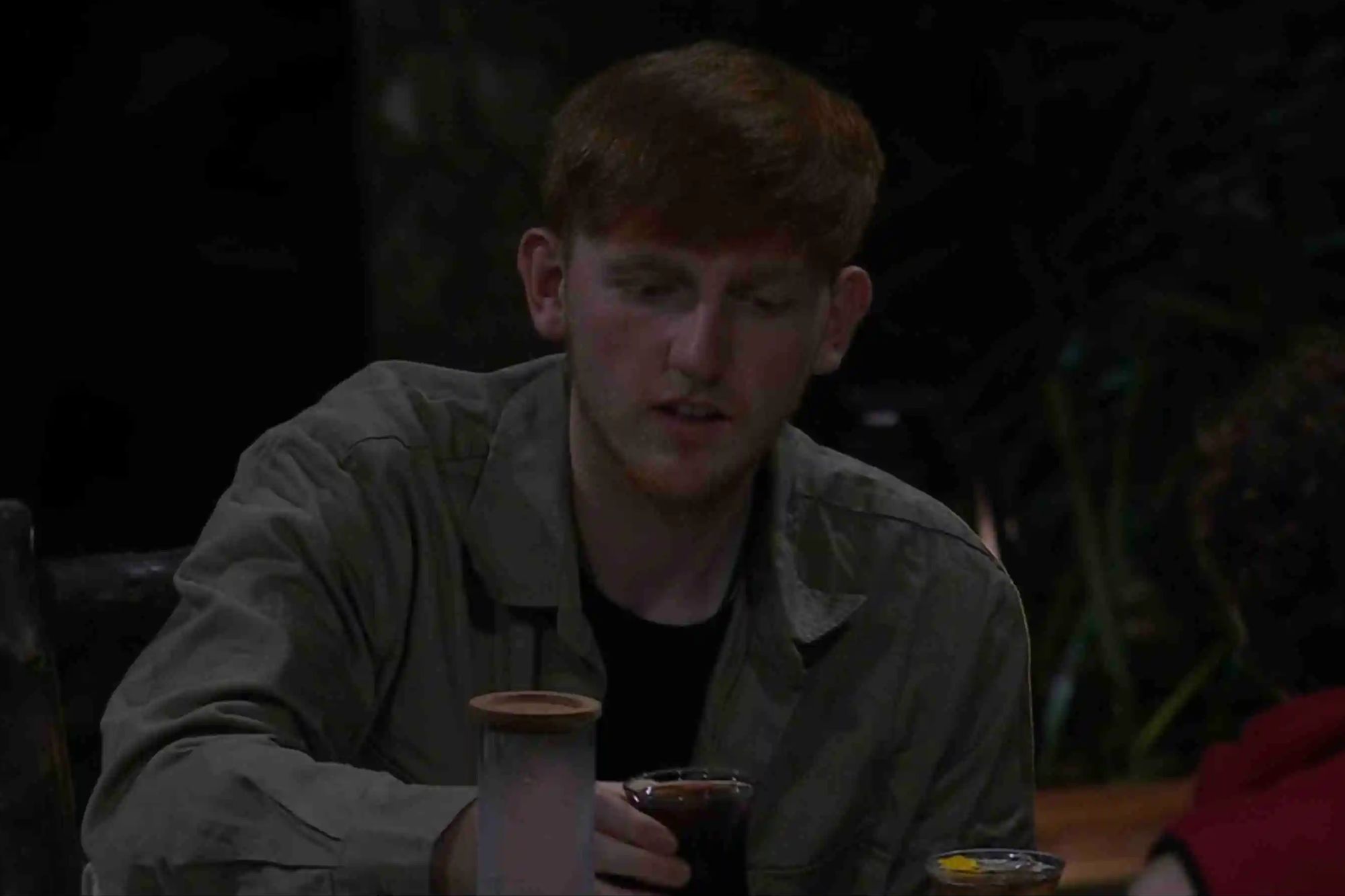 An image collage containing 1 images, Image 1 shows Angry Ginge at a feast