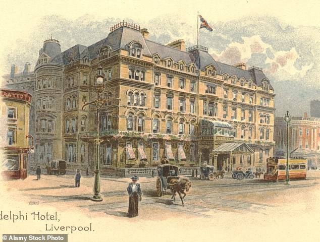 A postcard of the Adelphi, which opened in 1914, the third hotel to occupy the site since 1826