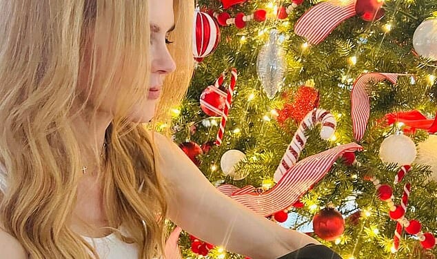 Nicole Kidman is feeling 'very blessed' after returning home to Australia for her first Christmas since splitting from husband Keith Urban