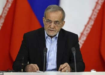 Iranian President Masoud Pezeshkian declared 'total war' with the US, Israel and Europe as the hostile nation looks to rebuild its nuclear capabilities