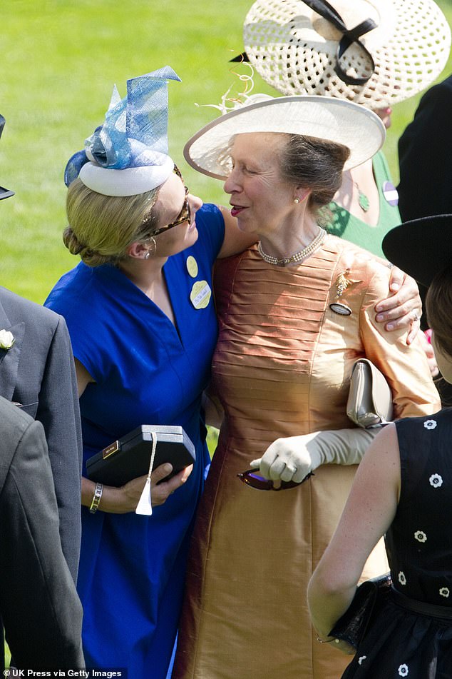 Whether it was due to Zara or not, the Princess Royal appeared ebullient as she shook hands with aides, as royal watchers noted that Zara brings out a side to Anne that we don't often see