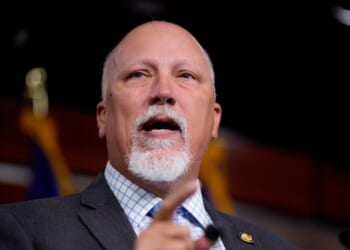 Rep. Chip Roy speaks during a news conference on Capitol Hill on Oct. 20, 2025, in Washington, D.C.