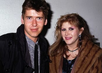 Kirsty MacColl, right, pictured with then husband Steve Lillywhite. Her ex has cast new doubts on the official story given for her death