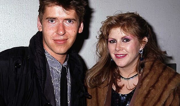 Kirsty MacColl, right, pictured with then husband Steve Lillywhite. Her ex has cast new doubts on the official story given for her death