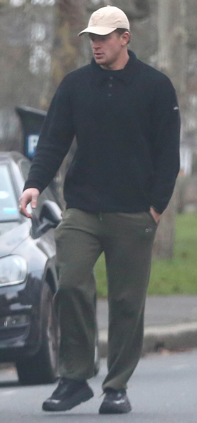 Adam Peaty also leaves the property yesterday in preparation for his wedding today