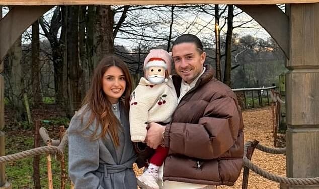 Jack Grealish's girlfriend, Sasha Attwood took to Instagram on Saturday to share photos of the two of them and their young daughter Mila Rose on her first visit to Lapland