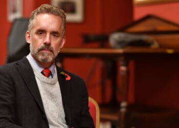 A portrait of Jordan Peterson at The Cambridge Union on Nov. 2, 2018, in Cambridge, Cambridgeshire.