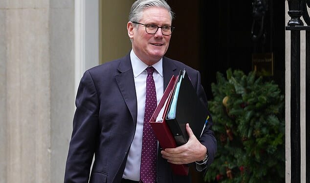 Pollsters feel Keir Starmer would be the leader most likely to make a boring speech at a festive gathering