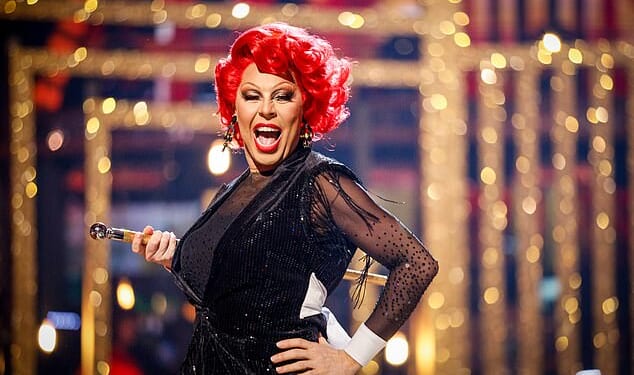 The cabaret star, whose real name is Christopher Dennis, made no secret of her ambitions for a hosting job, asking Claudia where she could send her CV, and standing in for skits with the presenters during the Saturday live shows