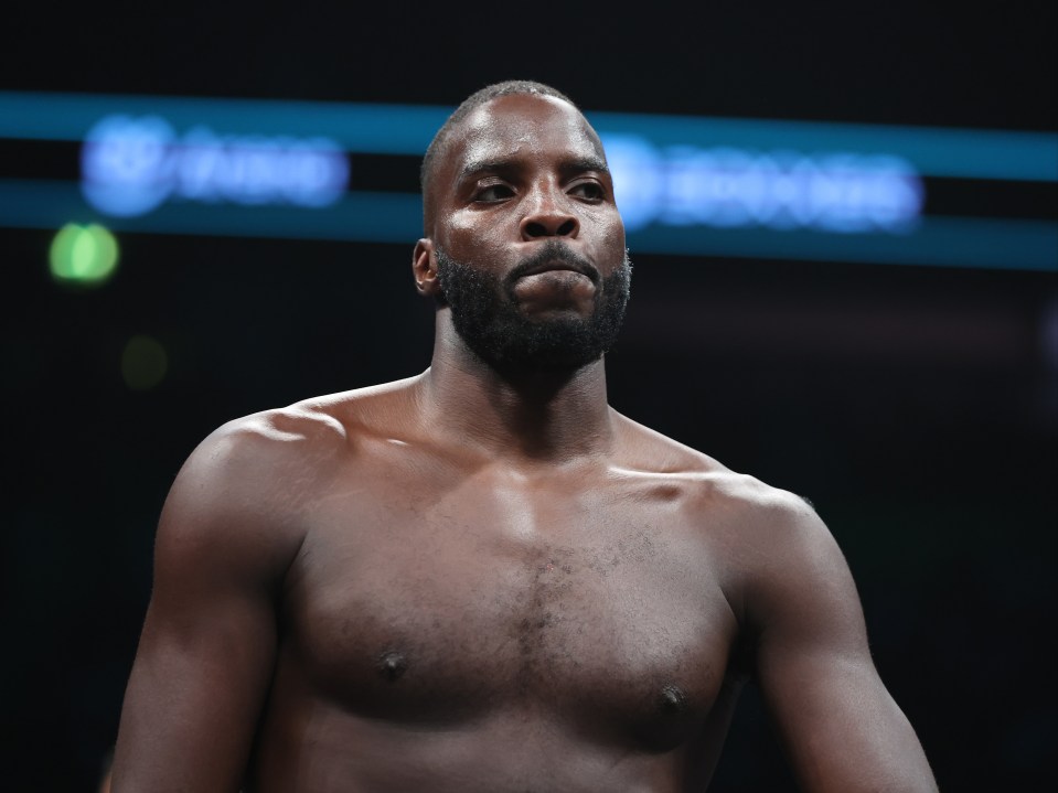 Lawrence Okolie v David Light BOXXER Fight Night AO Arena, Manchester Pic Richard Pelham. 25.03.2023 Lawrence Okolie v David Light WBO World Cruiserweight Titlecontest