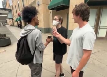 When a woke young interview subject told YouTube influencer Nick Shirley "We deserve to be robbed," Shirley and his companions briefly took him up on the suggestion.