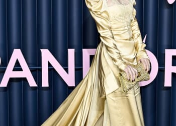 Lily Allen, 40, commanded attention as she hit the red carpet at the Fashion Awards at London's Royal Albert Hall on Monday evening