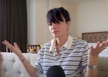 Lily Allen has said she has been 'shopping like an insane person' to celebrate the success of her new album, West End Girl