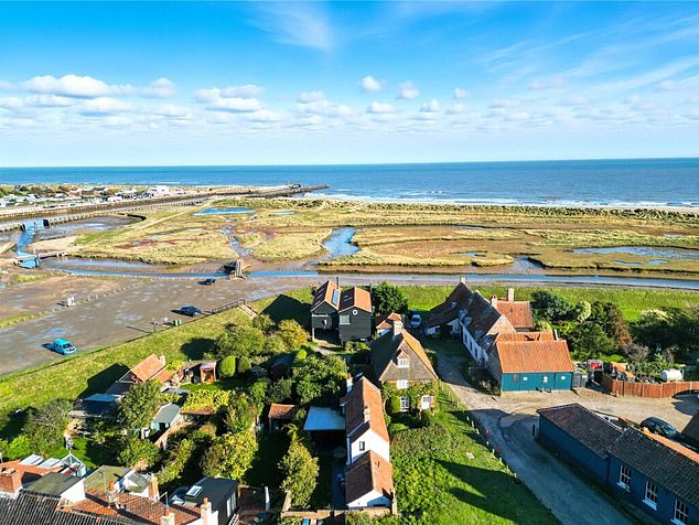 Walberswick in Suffolk is popular with celebrities, including actress Keira Knightley, Walking Dead star David Morrissey and radio DJ Simon Mayo (file photo)