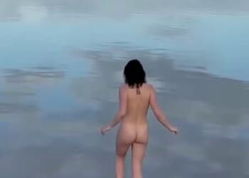 Maisie Williams stripped naked to go skinny dipping with her friends during a fun-filled trip to Sardinia, Italy
