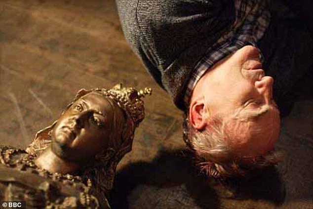 The star played a crucial role as one of the suspects in the whodunit episode Who Killed Archie Mitchell?, which aired on Christmas 2009 (Larry Lamb as Archie Mitchell pictured)