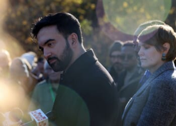 New York City Mayor-elect Zohran Mamdani speaks to reporters in New York City on Nov. 24, 2025.