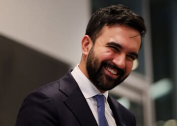 New York City Mayor-elect Zohran Mamdani smiles at a news conference in New York City on Dec. 17, 2025.
