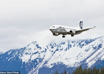 During an Alaska Airlines flight between Dead Horse and Anchorage, passenger Kassian Fredericks tried to open the door and exit the plane