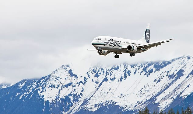 During an Alaska Airlines flight between Dead Horse and Anchorage, passenger Kassian Fredericks tried to open the door and exit the plane