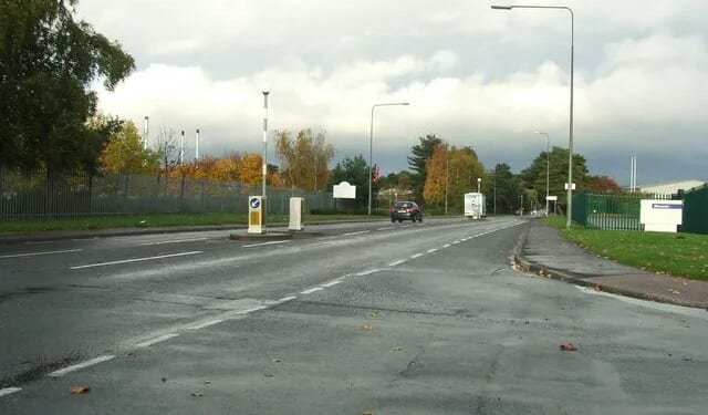 Man with 'handgun' shot and killed by police after two-vehicle crash in market town