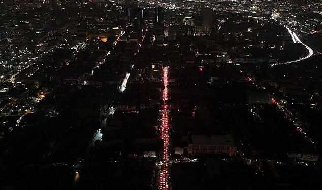 A massive outage has knocked out power to 130,000 homes and businesses across San Francisco, leaving at least a third of the city in darkness