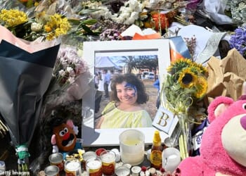 Matilda was shot in the stomach and died in hospital after doctors tried to save her life. This photo was taken on the day she died