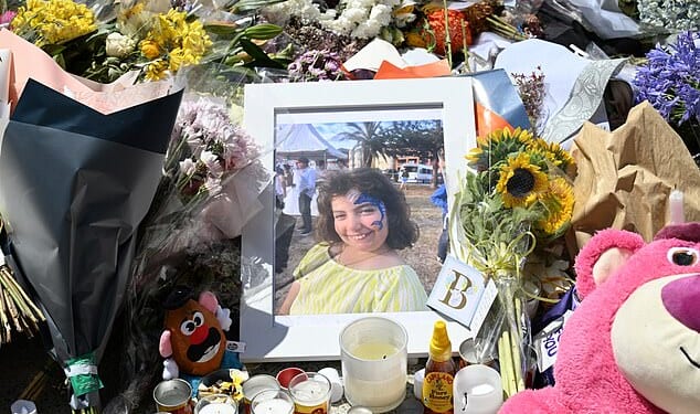 Matilda was shot in the stomach and died in hospital after doctors tried to save her life. This photo was taken on the day she died