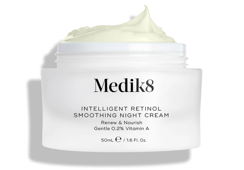 Medik8 Intelligent Retinol Smoothing Night Cream, Renew & Nourish, Gentle 0.2% Vitamin A, 50ml.