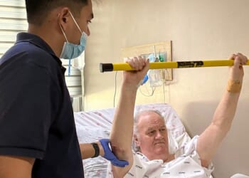 Mr Markle has been doing daily physiotherapy in hospital to build up his strength