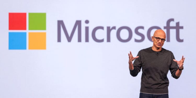 Microsoft Chairman and CEO Satya Nadella speaks at the Microsoft Build 2025 conference May 19 in Seattle, Washington.