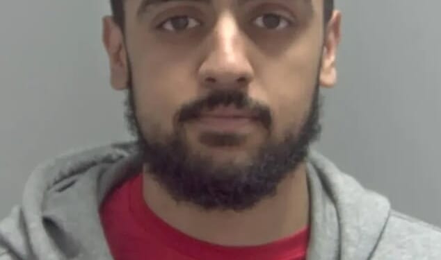 Muhammed Izhan, 22 (pictured) admitted sexually assaulting two women the day after he was granted the right to stay in the UK